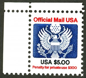 U.S. #O133 MINT OG NH MARGIN