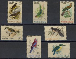 [Hip4327] Norfolk Isl 1971 birds good set very fine MNH stamps value $28