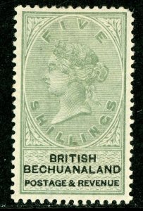 Bechuanaland  1888 British Colony QV 5' Green SG #18 Mint A844