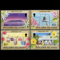 PITCAIRN 1997 - Scott# 475-8 Christmas Set of 4 NH