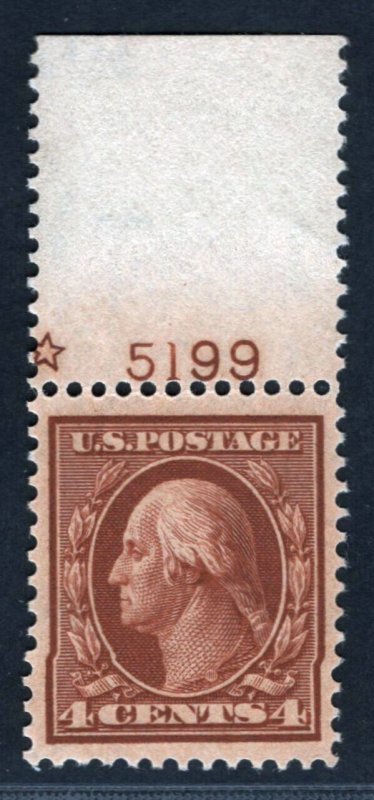 SCOTT  #334 PL# - MINT- XF - OGnh  - w/PF Certificate