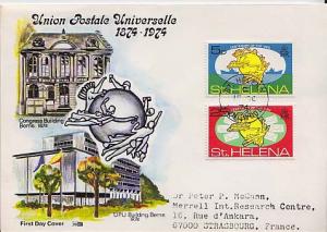 St. Helena, First Day Cover, U.P.U. Universal Postal Union