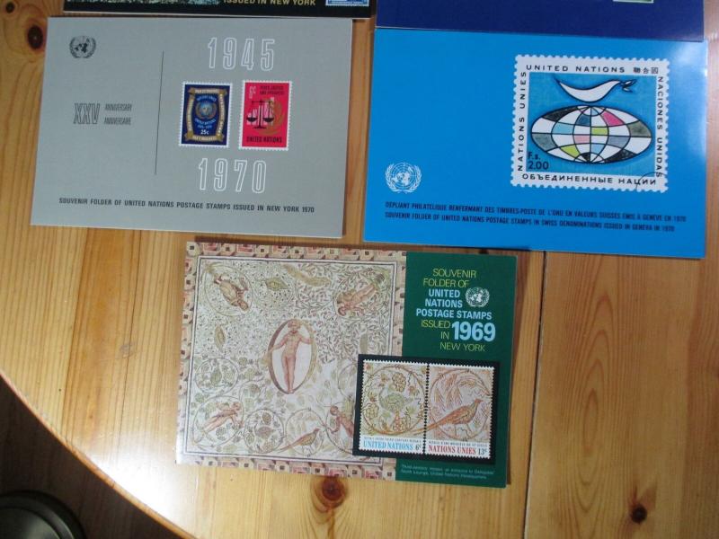 VEGAS - 1960s-70s 7 United Nations Souvenir Folders - Complete - Read Desc -CV75