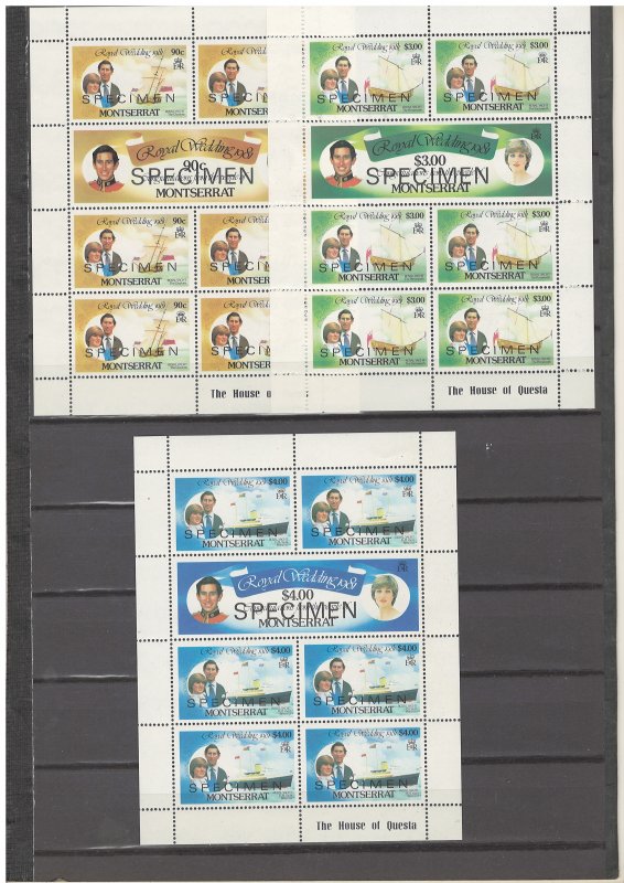 COLLECTION LOT # 3106 MONTSERRAT  #465-70 MNH SPECIMEN 1981