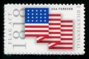 5284 US (50c) Flag Act of 1818 SA, MNH