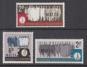 Malta 381-383 MNH VF