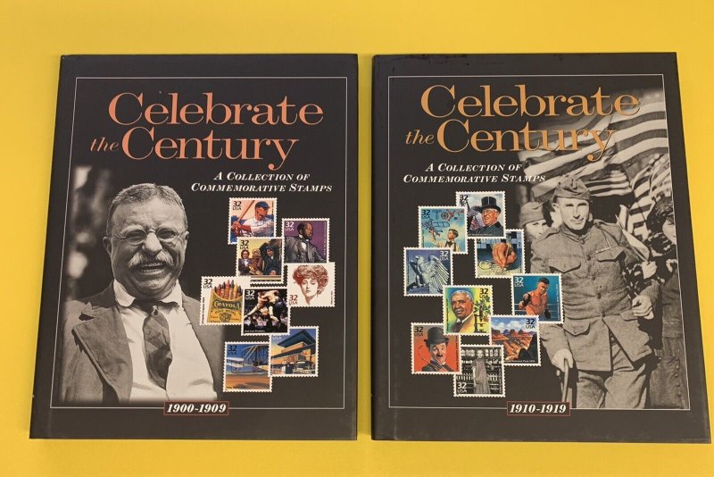 Celebrate The Century: Set of 10 Hardbound Books in a Slipcase, Without Stamps 