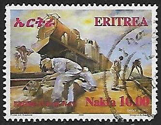 Eritrea # 376 - Railway Workers - used  -{BR17}