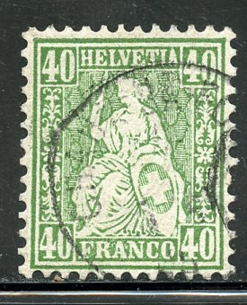 Switzerland # 47, Used. CV $ 65.00