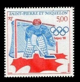 1988 St Pierre and Miquelon 557 1988 Olympic Games in Calgary 2,80 €