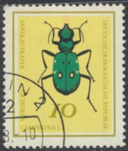 German Democratic Republic  SC# 1048  CTO Beetle    see details and scans 