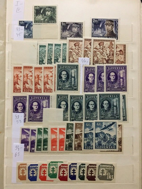 SLOVAKIA 1939/45 Mint &Used Collection(Apprx 650 Stamps)GM634