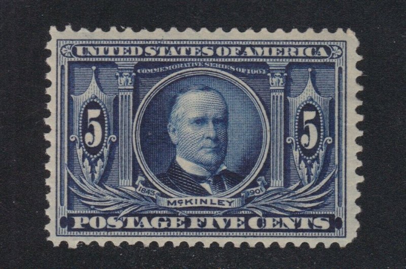 US 326 5c Louisiana Purchase Mint VF OG VLH SCV $70