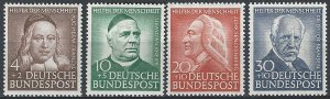 1953 Germania beneficenza 4v. MNH Unif. 59/62