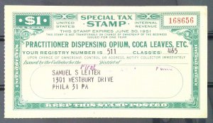 Special Tax Stamps