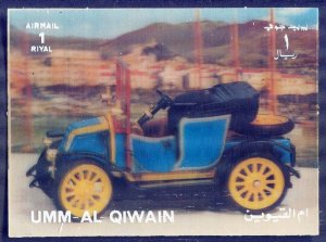 UAE  Umm al Qiwain 1972 Classic Cars (III) 3 D MNH