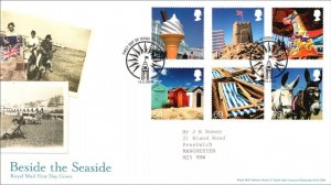 2007 Beside the Seaside FDC Blackpool SHS Donkey Rides Sand Castles 99 Ice Cream