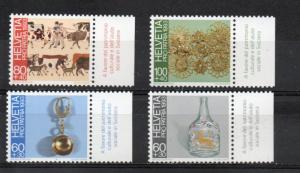 Switzerland B586-B589 MNH