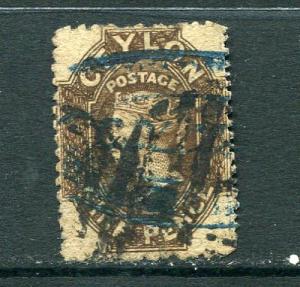 Ceylon 1867 Used WMK6 7299