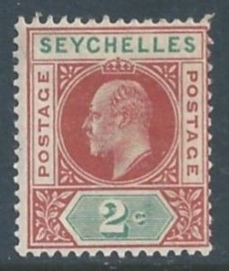 Seychelles #38 NH 2c King Edward VII - Wmk. 2