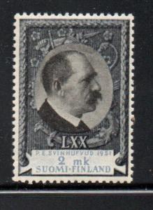 Finland Sc 197 1931 70th Birthday President Svinhufvud stamp mint NH