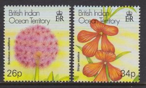 235-36 British Indian Ocean Territory Plants MNH