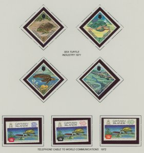 Cayman Islands #283-286/297-299 Mint (NH) Single (Complete Set)