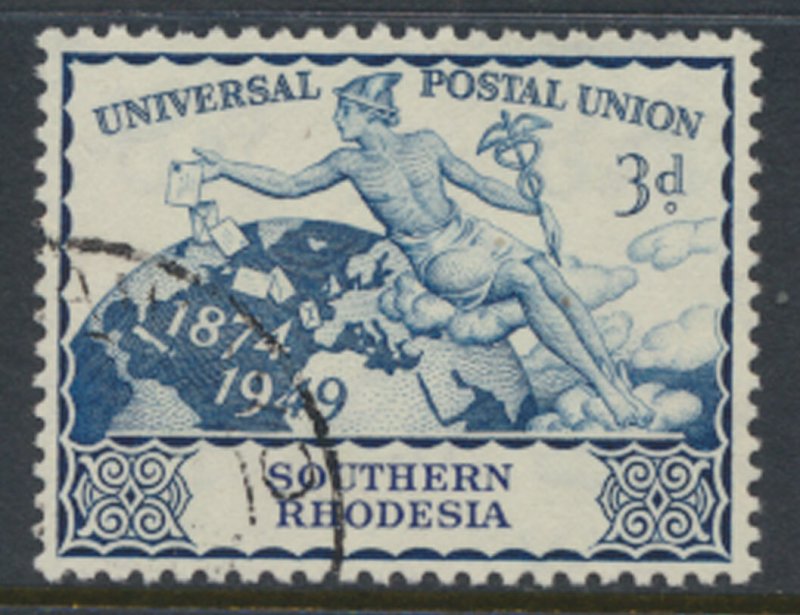 Southern Rhodesia  SG 69  SC# 72 Used UPU 1949  see scans 