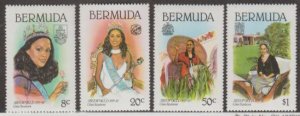 Bermuda Scott #397-400 Stamp - Mint NH Set