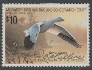U.S. Scott #RW55 Duck Stamp - Used Single