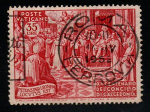 Vatican Scott 151 Used Council of Chalcedon stamp with Rome cancel