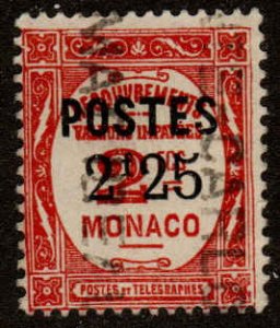 Monaco  #143, Used, not well centered, CV $19.00