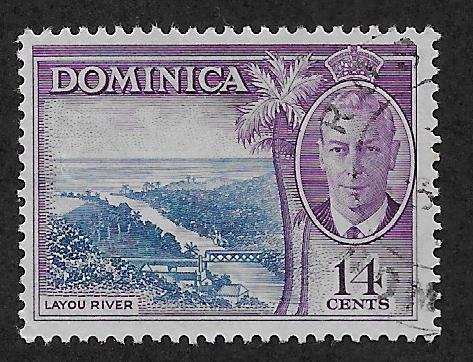 DOMINICA SC# 131  FVF/U 1951