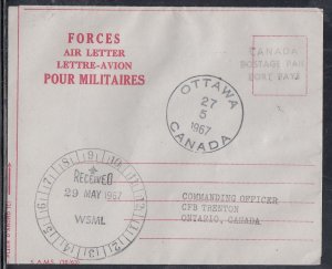 Canada -May 1967 Forces Air Letter, Ottawa, ON