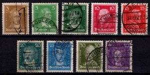 Germany 1926 Portraits, Part Set to 40pf [Used]