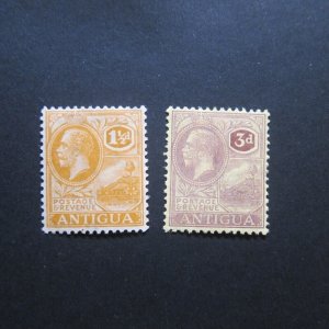 Antigua 1921 Sc 45,51 MH