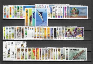 UGANDA 1976/84 Commemoratives MNH