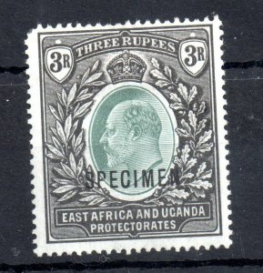 East Africa & Uganda 1907 KEVII 3R Specimen mint MH SG285 WS19128