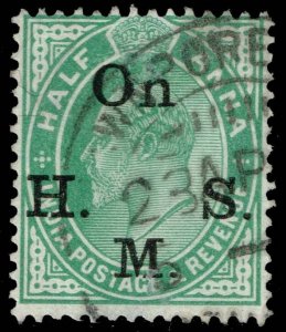 India #O45 King Edward VII; Used