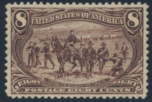 US Scott #289 Mint, XF, RG