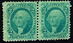 USA, Scott R13c, Horizontal Pair - MINT