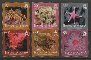 TRISTAN da CUNHA #826-31 MARINE INVERTEBRATES MNH