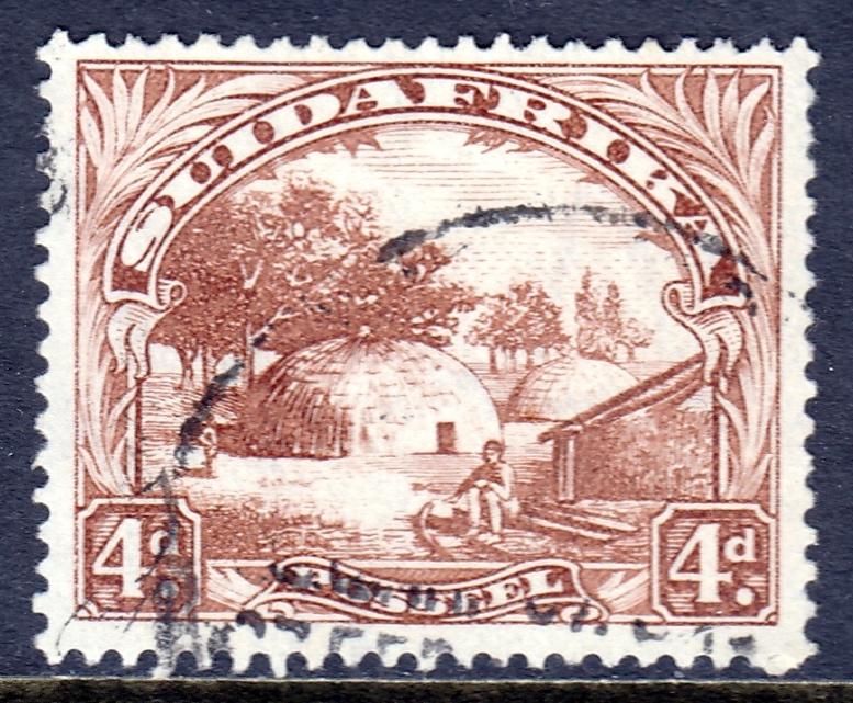 South Africa - Scott #40b - Used - Pencil on reverse - SCV $11.00