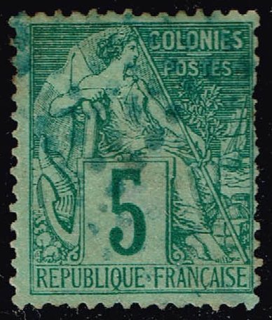 French Colonies #49 Commerce; Used (2Stars)