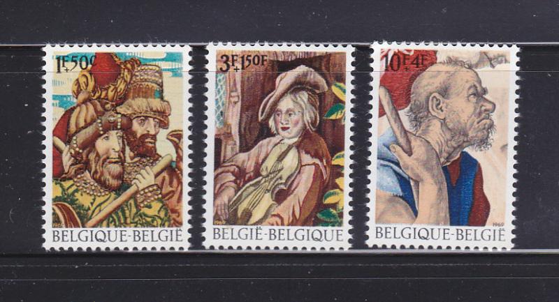 Belgium B847-B849 Set MNH Art, Tapestries (A)