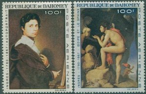 Dahomey 1967 SG282-283 Ingres painter set MNH