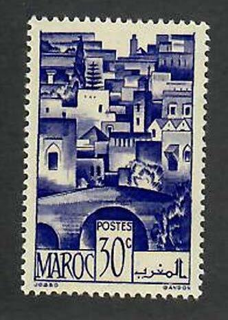 French Morocco; Scott 236; 1948; Unused; H