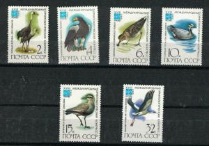 Russia 5050 - 5054 - Birds. Set Of 6.  MNH. OG.   #02 RUSS5050s6