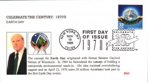 #3189a Earth Day BGC FDC