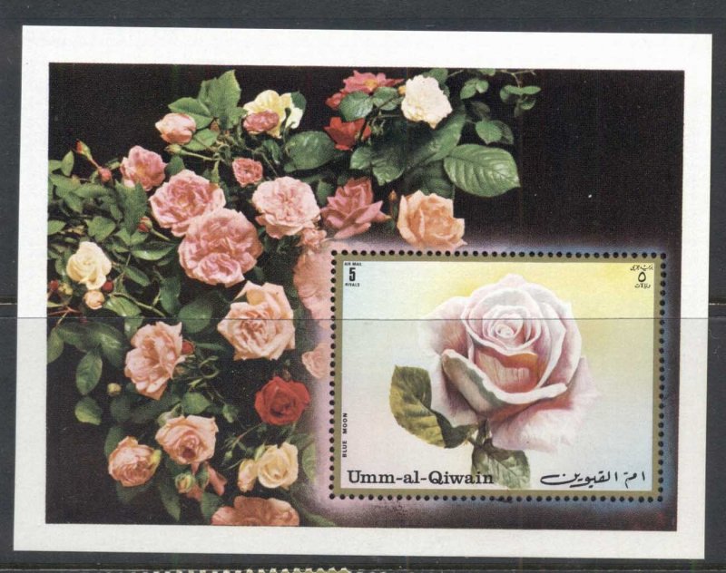 Umm al Qiwain 1972 Flowers, Roses (Mi#Blk56) MUH